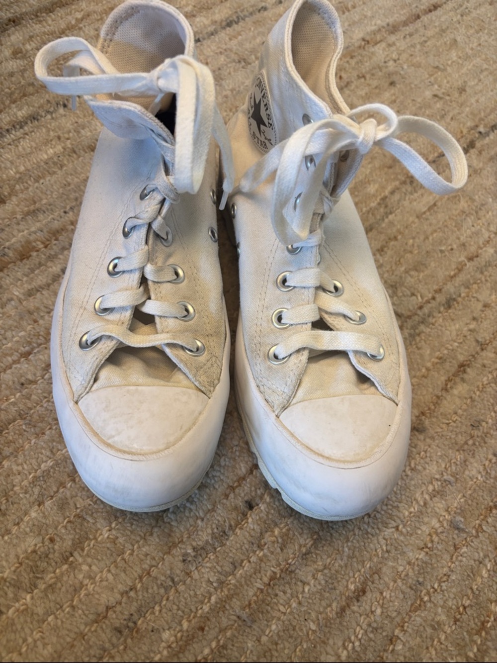 Converse All Star High Top Sneakers in White - Picture 4 of 5